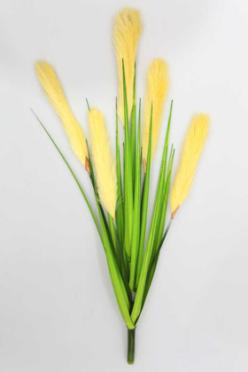 Yapay Çiçek Deposu - Yapay Püsküllü Kılıç Bitkisi 100 cm