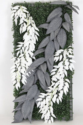 Yapay Çiçek Deposu - Yapay Dikey Bitki Hazır Duvar Paneli 50x100 cm Model 5