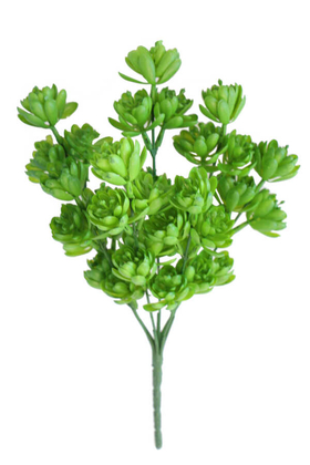 Yapay Çiçek Islak Succulent Demeti Canlı Yeşil - Yapay Çiçek Deposu