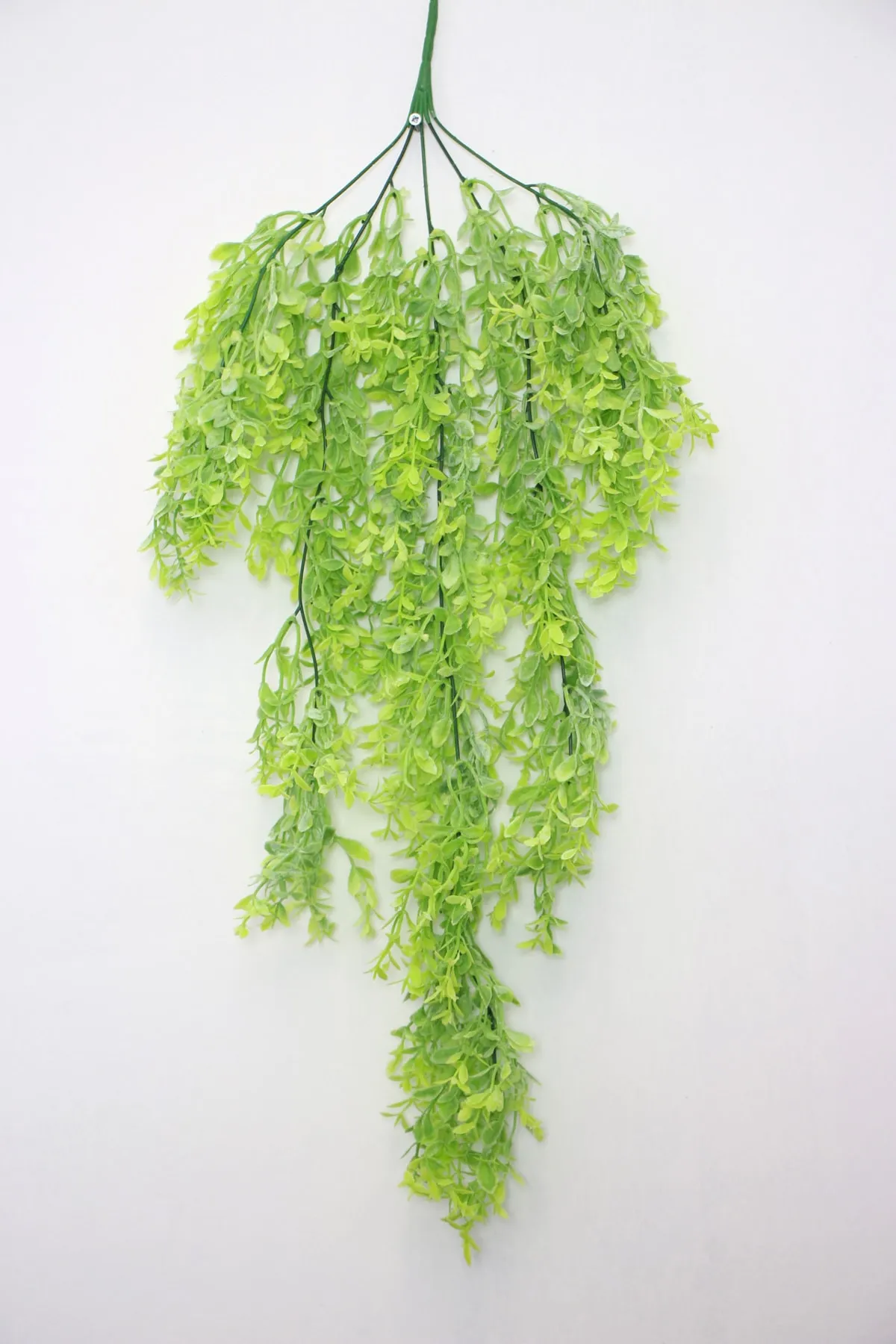 Yapay Çiçek Deposu - Yapay Kabarık Sarkıt Bitki 75 cm Yeşil
