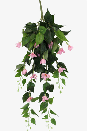 Yapay Çiçek Deposu - Yapay Kaliteli Sarmaşık Hanımeli Çiçeği 80 cm Açık Pembe