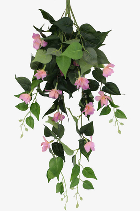 Yapay Çiçek Deposu - Yapay Kaliteli Sarmaşık Hanımeli Çiçeği 80 cm Lila