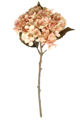 Yapay Çiçek Deposu - Yapay Koca Kafa Delüx Ortanca Dalı 50 cm Pembe