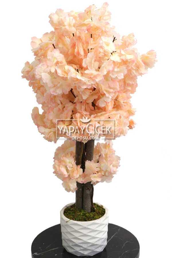 Yapay Küçük Bahar Dalı Ağacı 75 Cm Somon