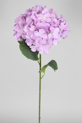 Yapay Çiçek Deposu - Yapay Koca Kafa Ortanca Dalı 60 cm Lila