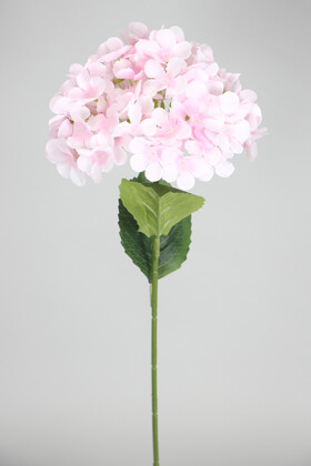 Yapay Çiçek Deposu - Yapay Koca Kafa Ortanca Dalı 60 cm Açık Pembe