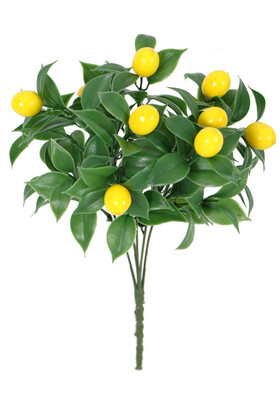 Yapay Çiçek Deposu - Yapay Limon Demeti 30 cm