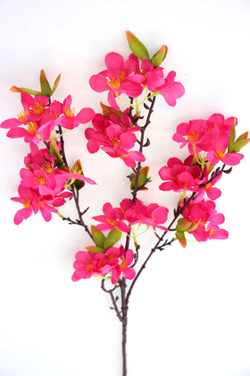 Yapay Çiçek Deposu - Yapay Lux Japon Bahar Dalı 85 cm Fuşya