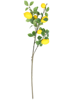 Yapay Çiçek Deposu - Yapay Lüx Limon Dalı 77 cm