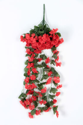 Yapay Lüx Sarkan Menekşe 80 cm Kırmızı - 2