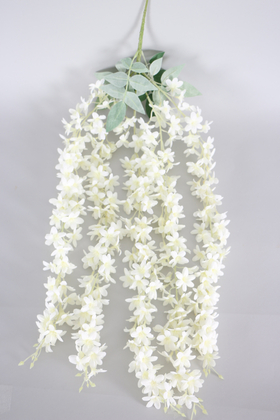 Yapay Lüx Sarkan Mine Çiçeği 85 cm Beyaz - Thumbnail