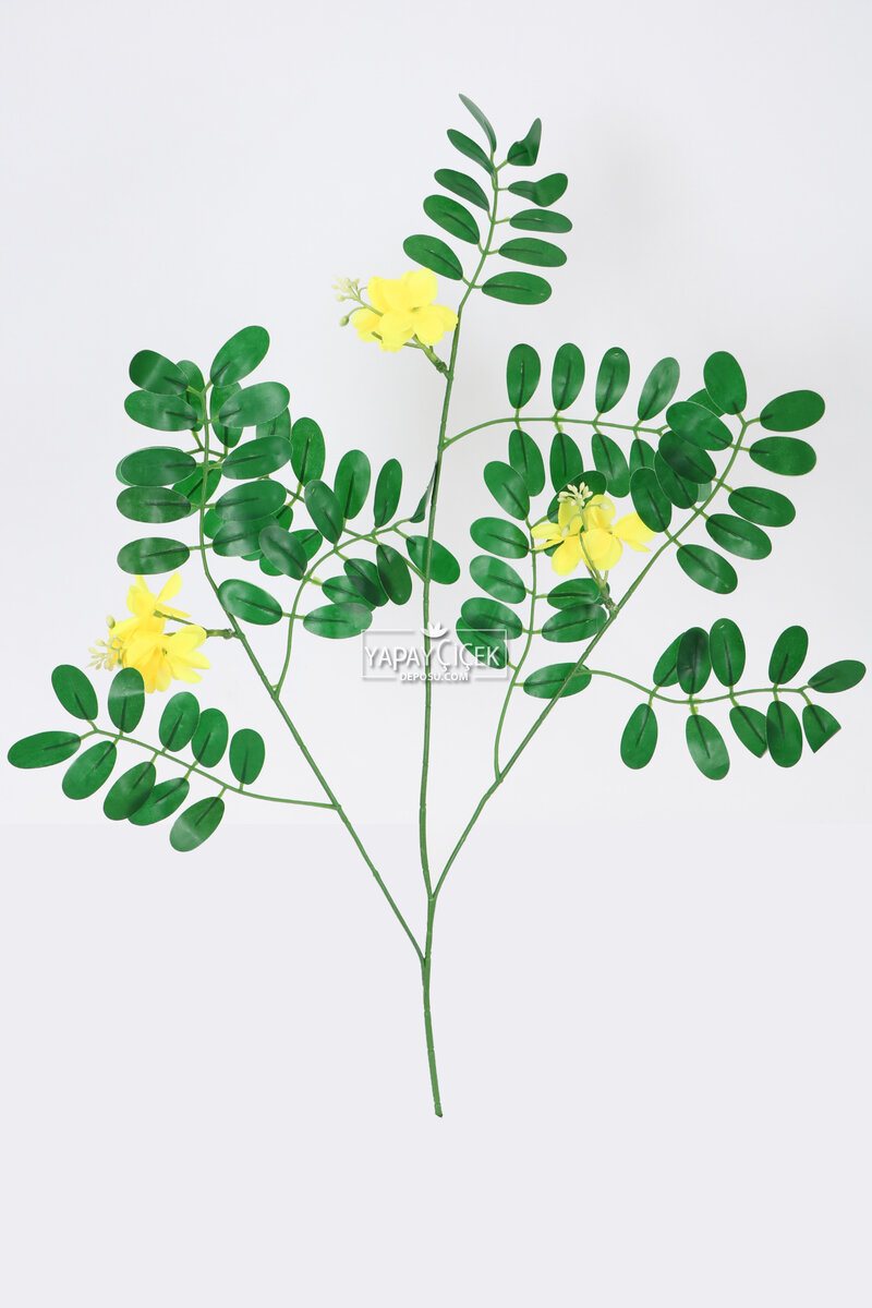 Yapay Mimoza Ağacı Dalı 6 Çiçekli 65 cm