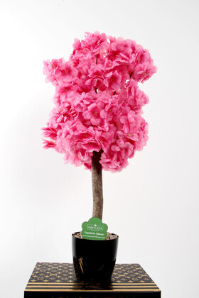 Yapay Mini Bahar Dalı Ağacı 55 cm Pembe - Yapay Çiçek Deposu