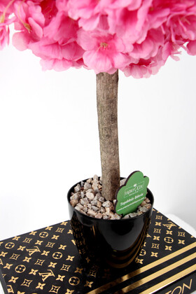 Yapay Mini Bahar Dalı Ağacı 55 cm Pembe - 3