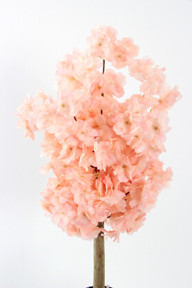 Yapay Mini Bahar Dalı Ağacı 55 cm Somon - 3