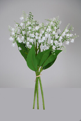 Yapay Çiçek Deposu - Yapay Lüx 3 Dallı Müge Çiçeği 30 cm