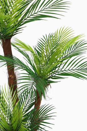 Yapay Palmiye Ağacı 3 Gövdeli 27 Yaprak 150 cm Saksılı - 4
