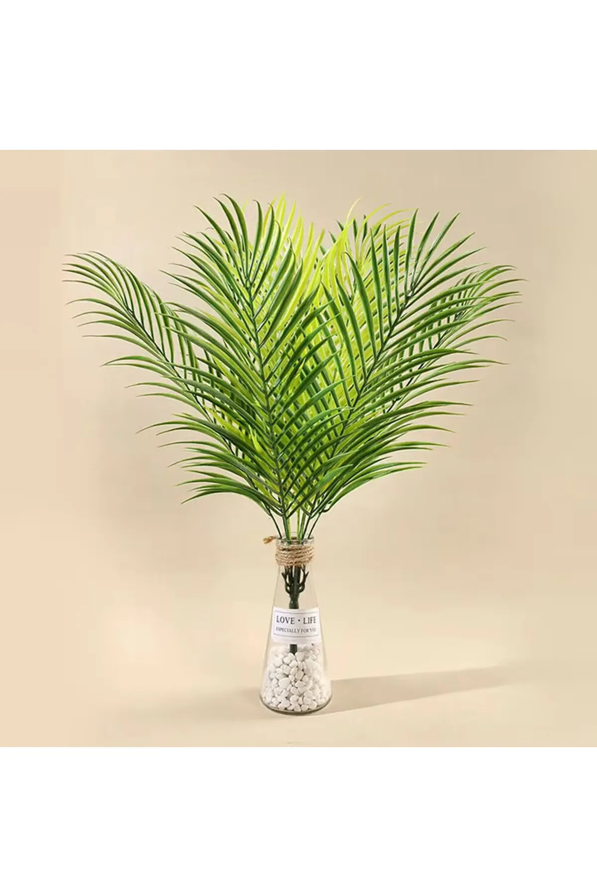 Yapay Bitki 9 Dallı Palmiye Yaprağı Demeti 50 cm - 2