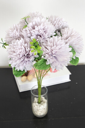 Yapay Pinnata Yıldız Çiçeği 42 cm Lila - 2