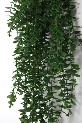 Yapay Çiçek Sarkan Okaliptus 90 cm Koyu Yeşil - Thumbnail