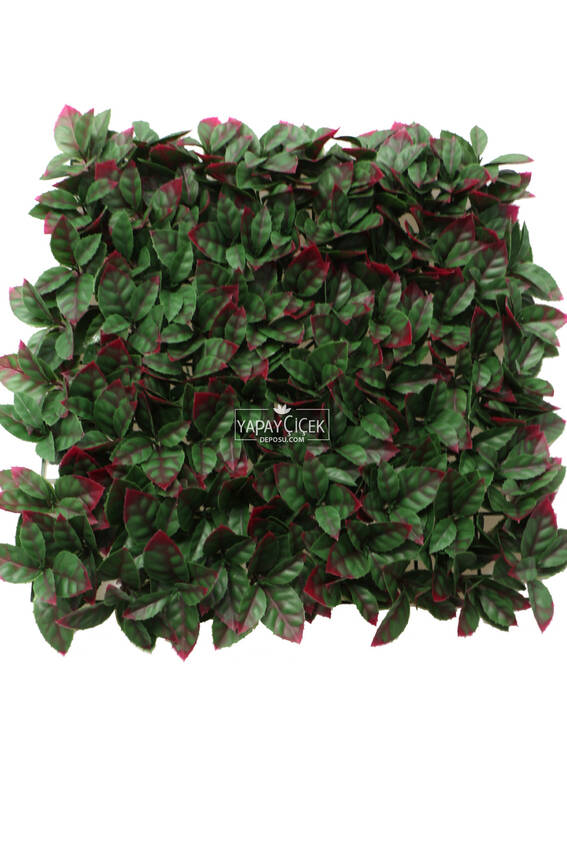 Yapay Portakal Yaprağı Model Duvar Bitki Kaplaması 50x50 cm YeşilFuşya Yapay Portakal Yaprağı Model Duvar Bitki Kaplaması 50x50 cm YeşilFuşya