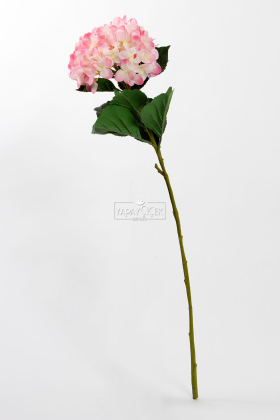 Yapay Premium Islak Ortanca Dalı 105cm Pembe - 3