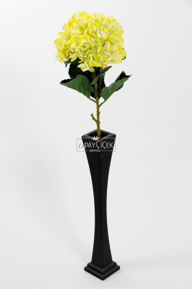 Yapay Premium Islak Ortanca Dalı 105cm Sarı - 2