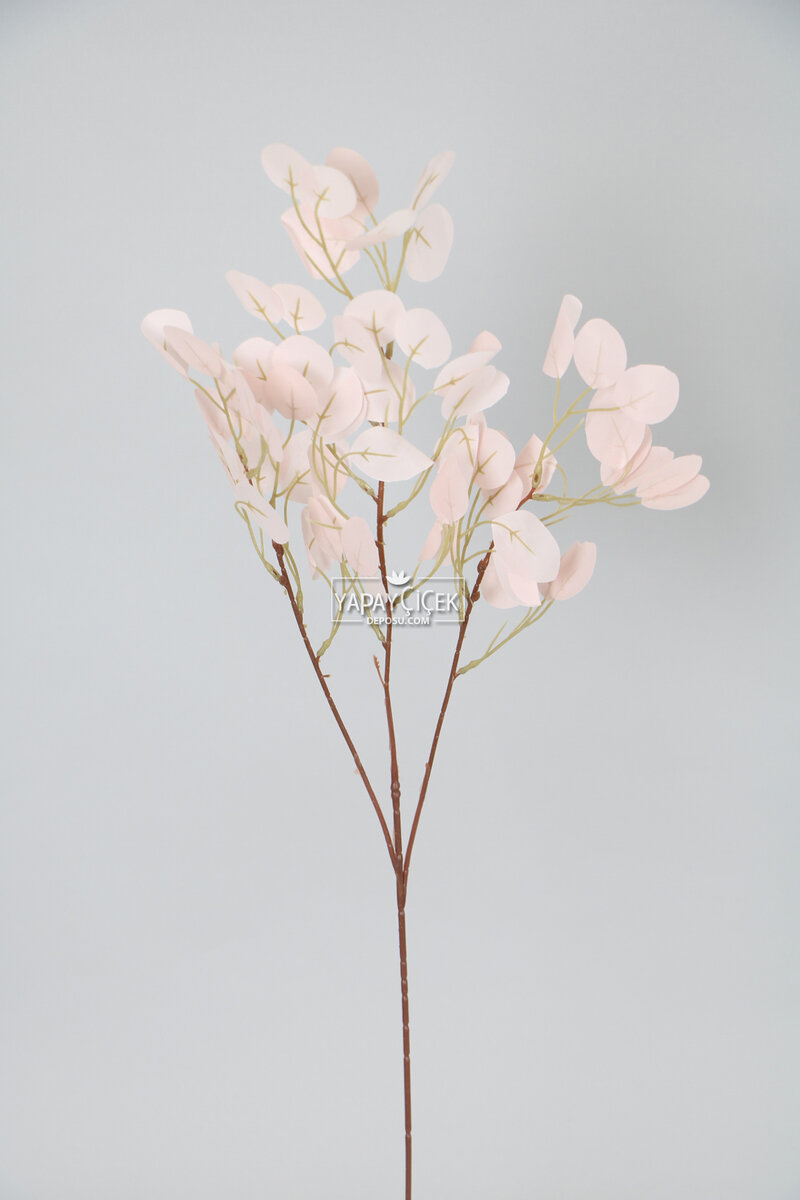 Yapay Okaliptus Dalı 80 Cm Pudra