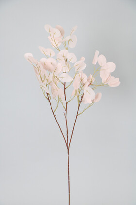 Yapay Çiçek Deposu - Yapay Okaliptus Dalı 80 cm Pudra