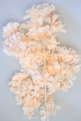 Yapay Çiçek Deposu - Yapay Saçaklı Bahar Dalı 97 cm Somon