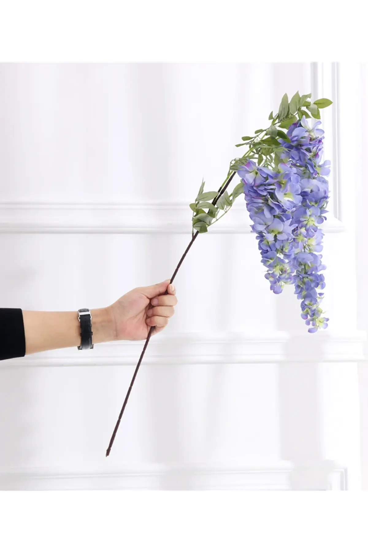 Yapay Salkım Akasya 3 Dallı 108 cm Mor - 7