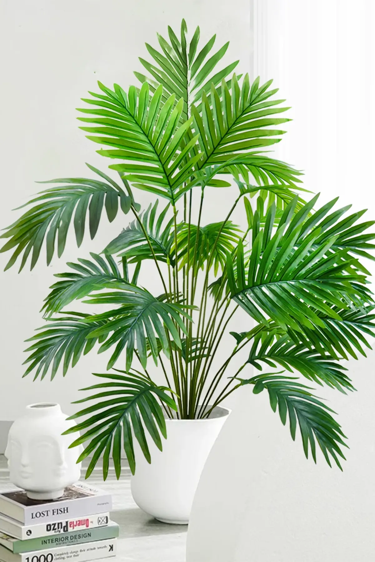 Yapay Lüx 18 Dallı Areka Bitkisi 70 cm Yeşil(Saksısız) - 3