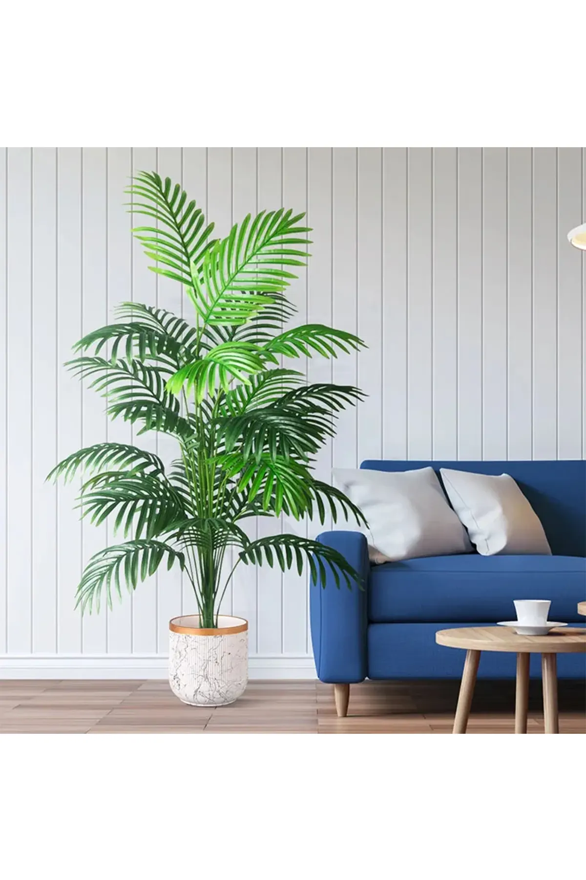 Yapay Lüx 18 Dallı Areka Bitkisi 70 cm Yeşil(Saksısız) - 4