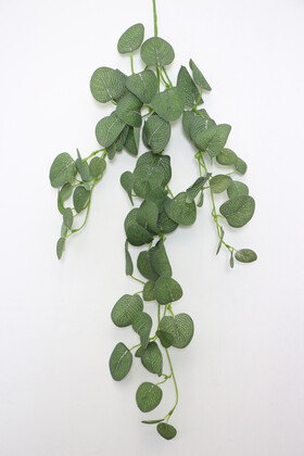Yapay Çiçek Deposu - Yapay Lüx Sarkan Okaliptus Bitkisi 60 cm Yeşil