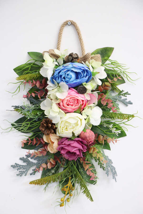 Yapay Lüx Duvar Süsü 45 cm(Model 2) - Yapay Çiçek Deposu
