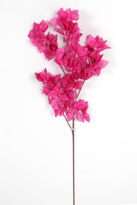 Yapay Çiçek Deposu - Tek Dal Yapay Begonvil 85 cm Fuşya