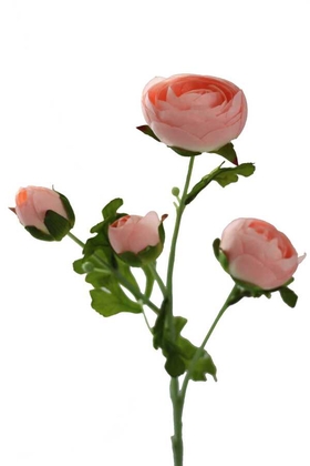 Yapay Çiçek Deposu - Yapay Uzun Dal 4lü Gül 63 cm Pembe