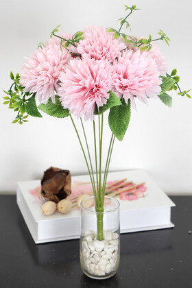 Yapay Pinnata Yıldız Çiçeği 42 cm Pembe - Yapay Çiçek Deposu