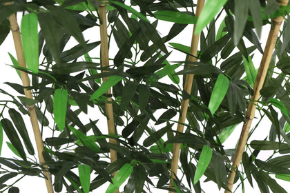 Yapay Bambu Seperatör Kahverengi Saksılı (20x50x130cm) - Thumbnail