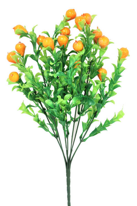 Yapay Çiçek Deposu - Yapay Yeşillik Ara Dal Armut Demeti 35 cm