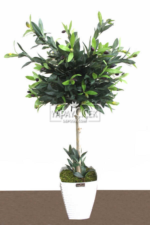 Yapay Zeytin Ağacı Melamin Saksılı 90 Cm