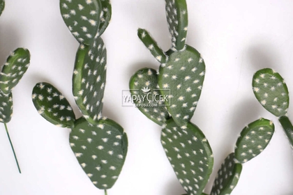 Yapay Meksika Kaktüsü Opuntia Microdasys 5li Set - Thumbnail