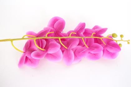 Yapay Dal Baskılı Orkide Çiçeği 88 cm Fuşya - Thumbnail