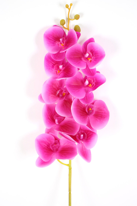 Yapay Dal Baskılı Orkide Çiçeği 88 cm Fuşya - 2