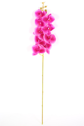 Yapay Dal Baskılı Orkide Çiçeği 88 cm Fuşya - 3