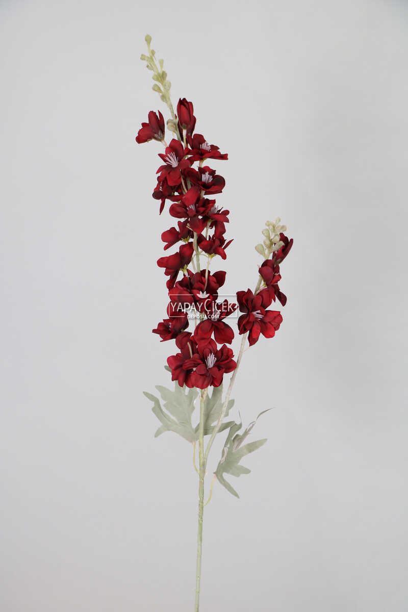 Yapma Çiçek Kaliteli Dal Şebboy 87 Cm Bordo