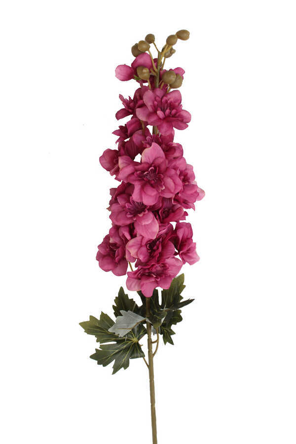 Yapma Çiçek Kaliteli Dal Şebboy 87 Cm Fuşya