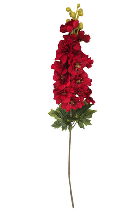 Yapma Çiçek Kaliteli Dal Şebboy 87 cm Kırmızı - Thumbnail