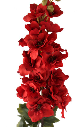 Yapma Çiçek Kaliteli Dal Şebboy 87 cm Dark Kırmızı - Thumbnail