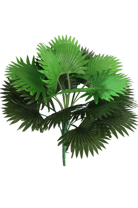 Yapay Çiçek Deposu - Yapay Palmiye Bitkisi 45 cm Yeşil